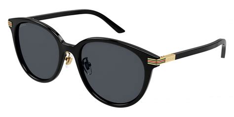 Gucci™ GG1452SK 001 55 Black Sunglasses 